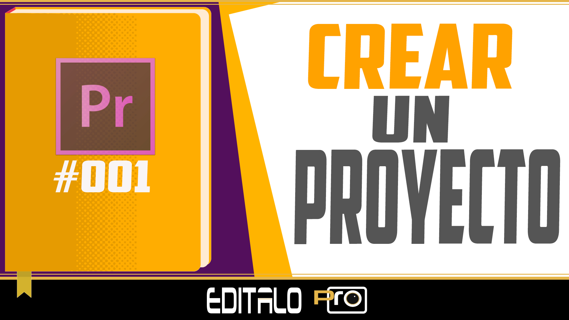 %feditalo pro% Crear un Proyecto en adobe premiere editalo pro